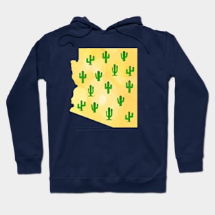 Arizona Desert Sun and Cactus Hoodie